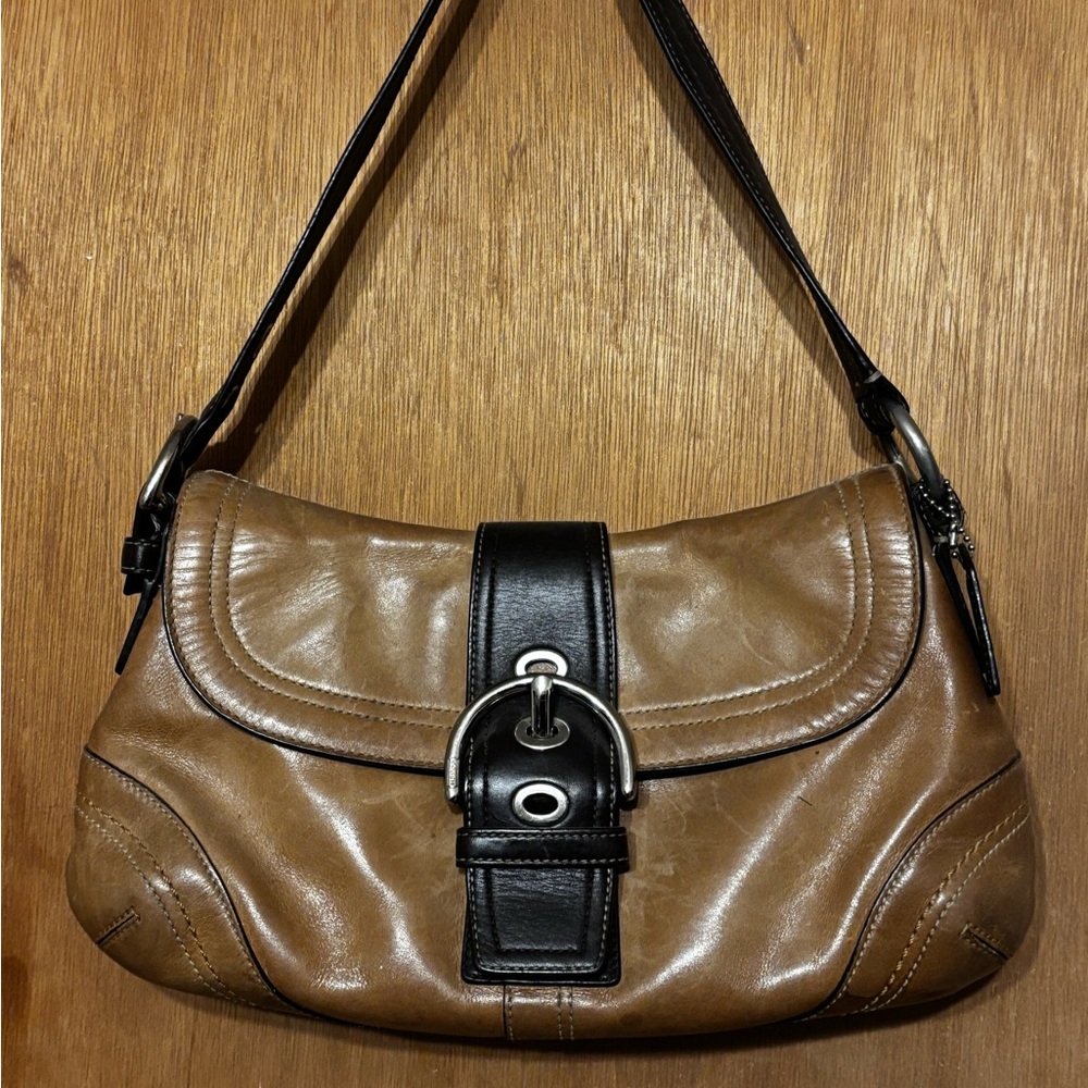 Brown Leather Shoulder Bag